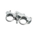 Chain Link 2 1/2" Domestic 180 Degree Swing Gate Hinges - Pressed Steel (Fits 2 3/8" OD Posts)