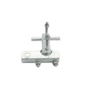 3" 180° Swing Gate Hinges - Pressed Steel (Fits 2 7/8" OD Posts)