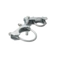 Chain Link 4" Domestic 180 Degree Swing Gate Hinges - Pressed Steel