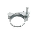 Chain Link 4" Domestic 180 Degree Swing Gate Hinges - Pressed Steel
