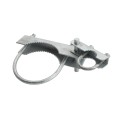 Chain Link 6 5/8" Domestic 180 Degree Swing Gate Hinges - Pressed Steel