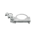 Chain Link 6 5/8" Domestic 180 Degree Swing Gate Hinges - Pressed Steel
