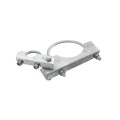 Chain Link 6 5/8" Domestic 180 Degree Swing Gate Hinges - Pressed Steel