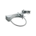 Chain Link 8 5/8" Domestic 180 Degree Swing Gate Hinges - Pressed Steel