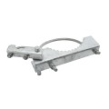 Chain Link 8 5/8" Domestic 180 Degree Swing Gate Hinges - Pressed Steel