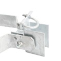 Chain Link 2" x 6 5/8" Domestic Industrial Latches (Fits 1 5/8" OD Gate Frames)