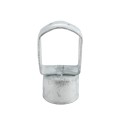 Chain Link 1 5/8" Post x 1 5/8" Top Rail Domestic Loop Caps - Pressed Steel