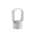 Chain Link 1 5/8" Post x 1 5/8" Top Rail Domestic Loop Caps - Pressed Steel