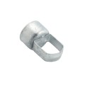 Chain Link 2 1/2" Post x 1 5/8" Top Rail Domestic Loop Caps - Pressed Steel (Fits 2 3/8" OD)