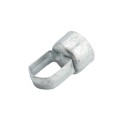 Chain Link 2 1/2" Post x 1 5/8" Top Rail Domestic Loop Caps - Pressed Steel (Fits 2 3/8" OD)
