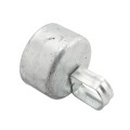 4" Post x 1 5/8" Top Rail Domestic Chain Link Loop Cap | Pressed Steel