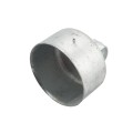 4" Post x 1 5/8" Top Rail Domestic Chain Link Loop Cap | Pressed Steel