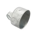 4" Post x 1 5/8" Top Rail Domestic Chain Link Loop Cap | Pressed Steel