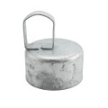 4" Post x 1 5/8" Top Rail Domestic Chain Link Loop Cap | Pressed Steel