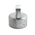 4" Post x 1 5/8" Top Rail Domestic Chain Link Loop Cap | Pressed Steel
