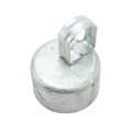 4" Post x 1 5/8" Top Rail Domestic Chain Link Loop Cap | Pressed Steel