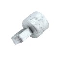 3" (2 7/8" OD) Post x 1 5/8" Top Rail Domestic Chain Link Loop Cap | Pressed Steel