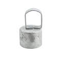 3" (2 7/8" OD) Post x 1 5/8" Top Rail Domestic Chain Link Loop Cap | Pressed Steel