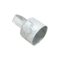3" (2 7/8" OD) Post x 1 5/8" Top Rail Domestic Chain Link Loop Cap | Pressed Steel