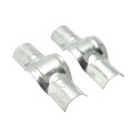 2 1/2" (2 3/8" OD) Post x 1 5/8" Rail Domestic Chain Link Line Rail Clamp | Pressed Steel