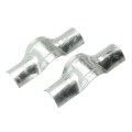 2 1/2" (2 3/8" OD) Post x 1 5/8" Rail Domestic Chain Link Line Rail Clamp | Pressed Steel