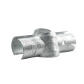 Chain Link 2 1/2" Post x 2" Rail Domestic Line Rail Clamps (Fits 2 3/8" OD Posts and 1 7/8" OD Rails) (Rail Clamps)