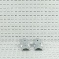 Chain Link 2 1/2" Post x 2" Rail Domestic Line Rail Clamps (Fits 2 3/8" OD Posts and 1 7/8" OD Rails) (Rail Clamps)