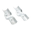 Chain Link 2 1/2" Post x 2" Rail Domestic Line Rail Clamps (Fits 2 3/8" OD Posts and 1 7/8" OD Rails) (Rail Clamps)