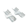 3" (2 7/8" OD) Post x 2 1/2" (2 3/8" OD) Rail Domestic Chain Link Line Rail Clamp | Pressed Steel (Rail Clamps)
