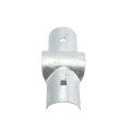 3" (2 7/8" OD) Post x 2 1/2" (2 3/8" OD) Rail Domestic Chain Link Line Rail Clamp | Pressed Steel (Rail Clamps)