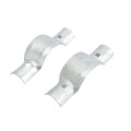 4" Post x 2" Rail Domestic Line Rail Clamps (Fits 1 7/8" OD Rails)