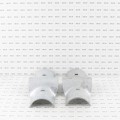 4" Post x 3" (2 7/8" OD) Rail Domestic Chain Link Line Rail Clamp | Pressed Steel