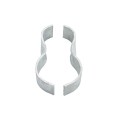 Chain Link 2 1/2" x 1 5/8" Domestic Panel Clamps - Pressed Steel (Fits 2 3/8" OD Posts)