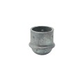 Chain Link 1 3/8" [Chain Link 1 3/8" OD] Domestic Galvanized Round Dome External Fence Post Cap (Pressed Steel - HDG)
