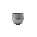 Chain Link 1 5/8" [1 5/8" OD] Domestic Galvanized Round Dome External Fence Post Cap (Pressed Steel - HDG)