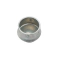 Chain Link 1 5/8" [1 5/8" OD] Domestic Galvanized Round Dome External Fence Post Cap (Pressed Steel - HDG)