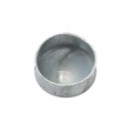 Chain Link 2" [1 7/8" OD] Domestic Galvanized Round Dome External Fence Post Cap (Pressed Steel - HDG)