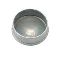 Chain Link 3 1/2" [3 1/2" OD] Domestic Galvanized Round Dome External Fence Post Cap (Pressed Steel - HDG)