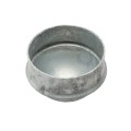 Chain Link 4 1/2" [4 1/2" OD] Domestic Galvanized Round Dome External Fence Post Cap (Pressed Steel - HDG)