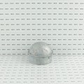 Chain Link 4" [4" OD] Domestic Galvanized Round Dome External Fence Post Cap (Pressed Steel - HDG)