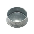 Chain Link 4" [4" OD] Domestic Galvanized Round Dome External Fence Post Cap (Pressed Steel - HDG)