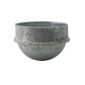 Chain Link 6 5/8" [ 6 5/8" OD ] Domestic Galvanized Round Dome External Fence Post Cap (Pressed Steel - HDG)