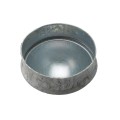 Chain Link 6 5/8" [ 6 5/8" OD ] Domestic Galvanized Round Dome External Fence Post Cap (Pressed Steel - HDG)