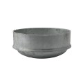 Chain Link 8 5/8" [ 8 5/8" OD] Domestic Galvanized Round Dome External Fence Post Cap (Pressed Steel - HDG)