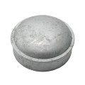 Chain Link 8 5/8" [ 8 5/8" OD] Domestic Galvanized Round Dome External Fence Post Cap (Pressed Steel - HDG)