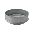 Chain Link 8 5/8" [ 8 5/8" OD] Domestic Galvanized Round Dome External Fence Post Cap (Pressed Steel - HDG)