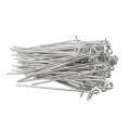 Chain Link 6" (1 3/8" or 1 5/8" Top Rail) Domestic Aluminum Pretied Pigtail Fence Ties | 9 Gauge (100 Ties) | Made in the USA