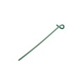 6 1/2" (1 5/8" or 1 7/8" Top Rail) Domestic Chain Link 9 Gauge Pretied Fence Tie | Aluminum, Vinyl Coated Green - 100 Count