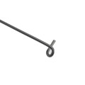 Chain Link 8 1/4" (2 3/8" Posts) Domestic Black Aluminum Pretied Pigtail Fence Ties - 9 Gauge (100 Ties) - Made in the USA