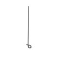 Chain Link 8 1/4" (2 3/8" Posts) Domestic Black Aluminum Pretied Pigtail Fence Ties - 9 Gauge (100 Ties) - Made in the USA